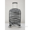 ABS met pc trolley koffer Zebra koffer